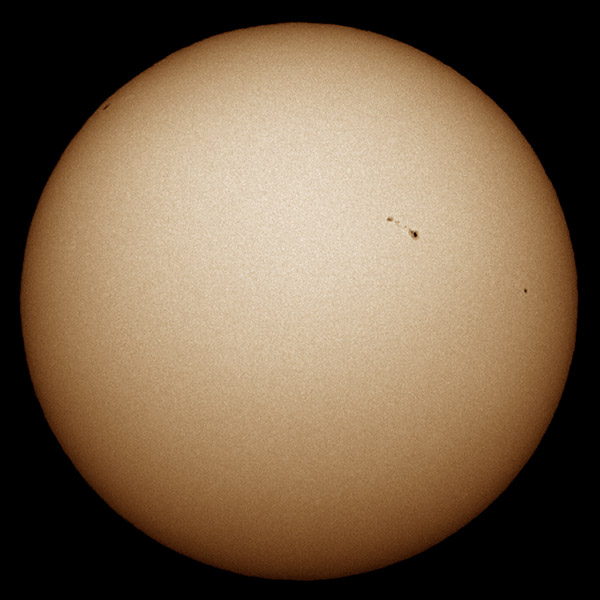 photo of Sun taken
February 10, 2013